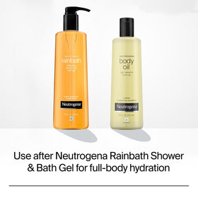 Neutrogena Body Oil Light Sesame Formula with sesame seeds