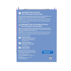 Neutrogena cleansing wipes with a calming scent description