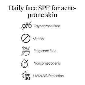 Neutrogena Clear Face Sunscreen SPF 30 side view with cap open