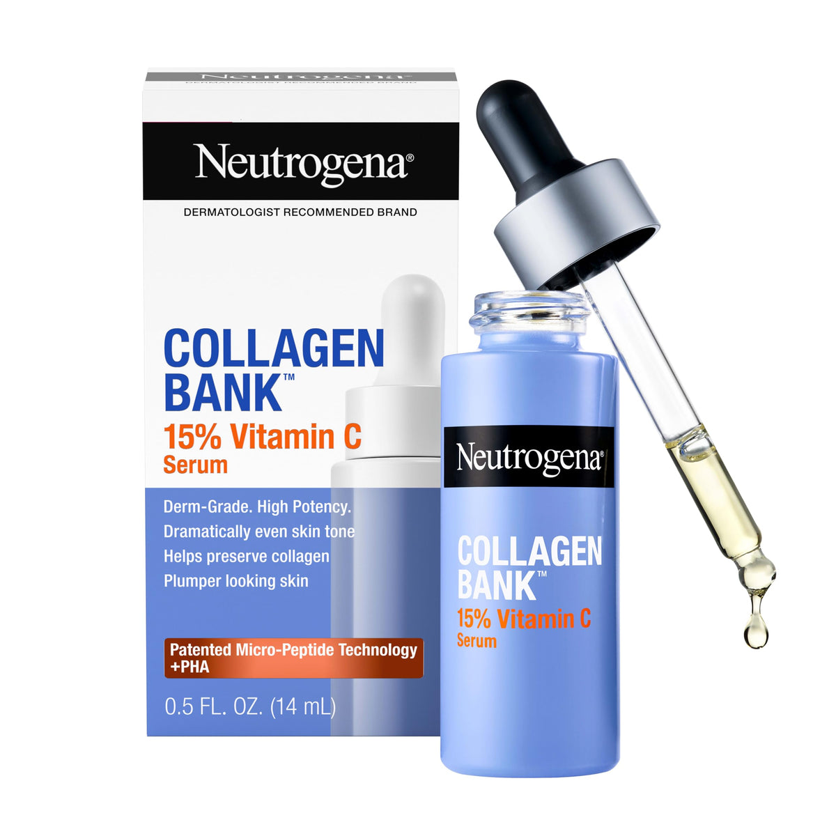 Neutrogena Collagen Bank 15% Vitamin C Serum front view