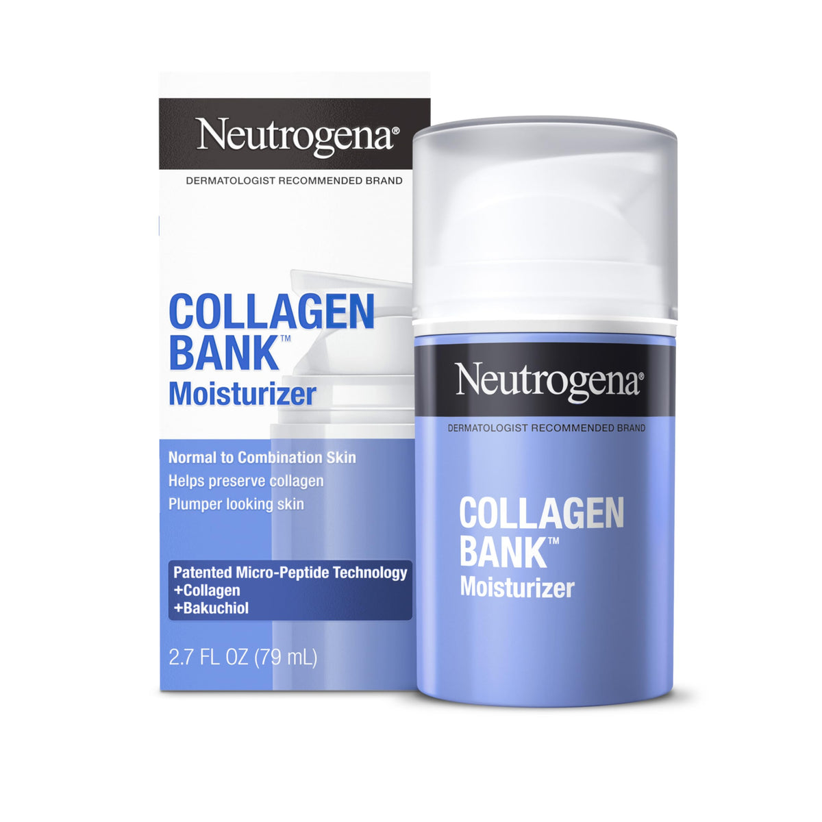 Neutrogena Collagen Bank Face Moisturizer 2.7 fl oz front view