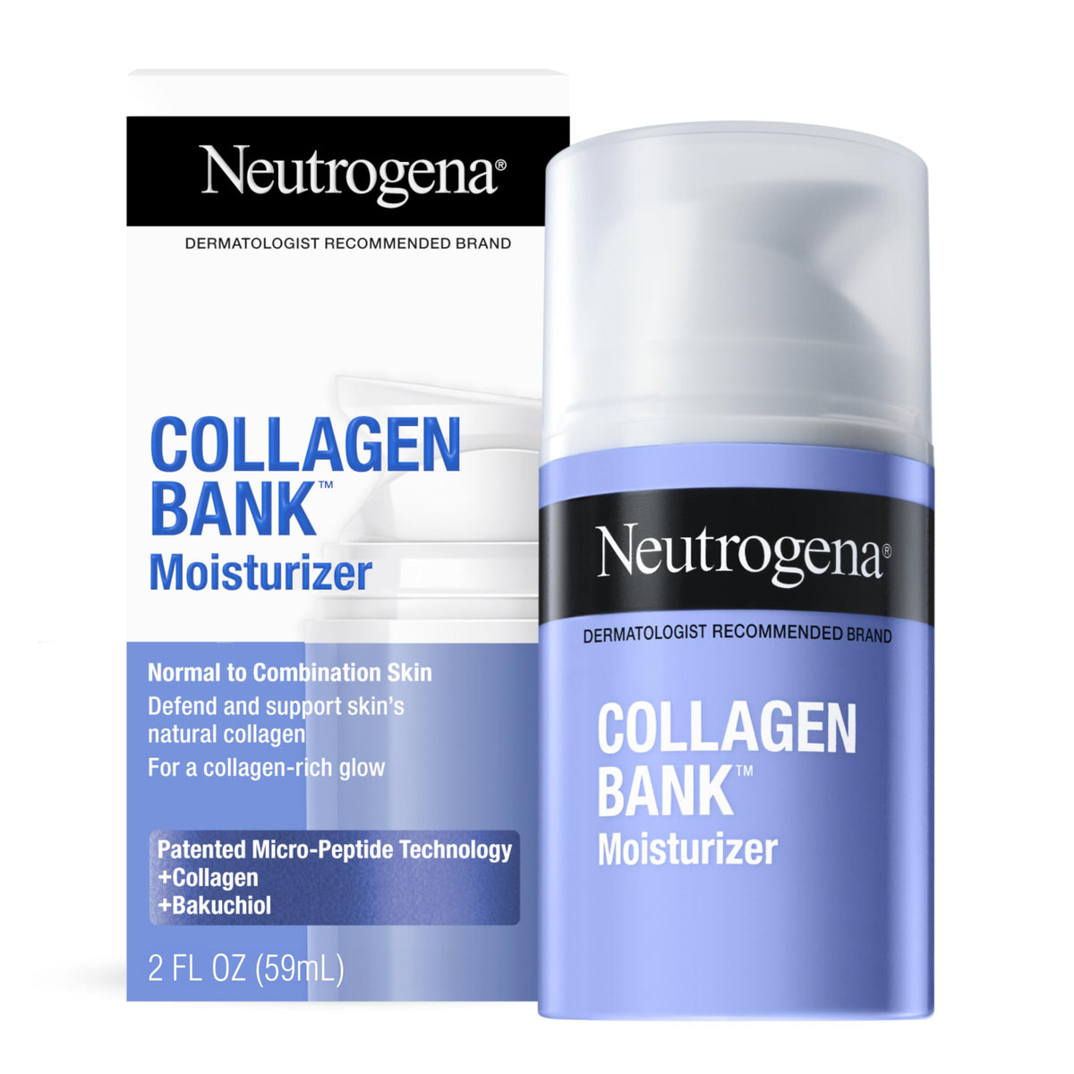 Neutrogena Collagen Bank Face Moisturizer 259g front view