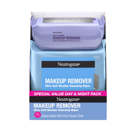 Neutrogena Day & Night Facial Cleansing Wipes pack front view
