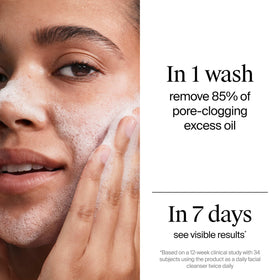 Neutrogena Evenly Clear Acne Cleanser close-up of pump