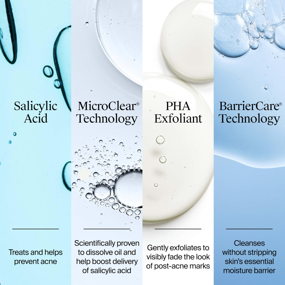Neutrogena Evenly Clear Acne Cleanser in bathroom setting