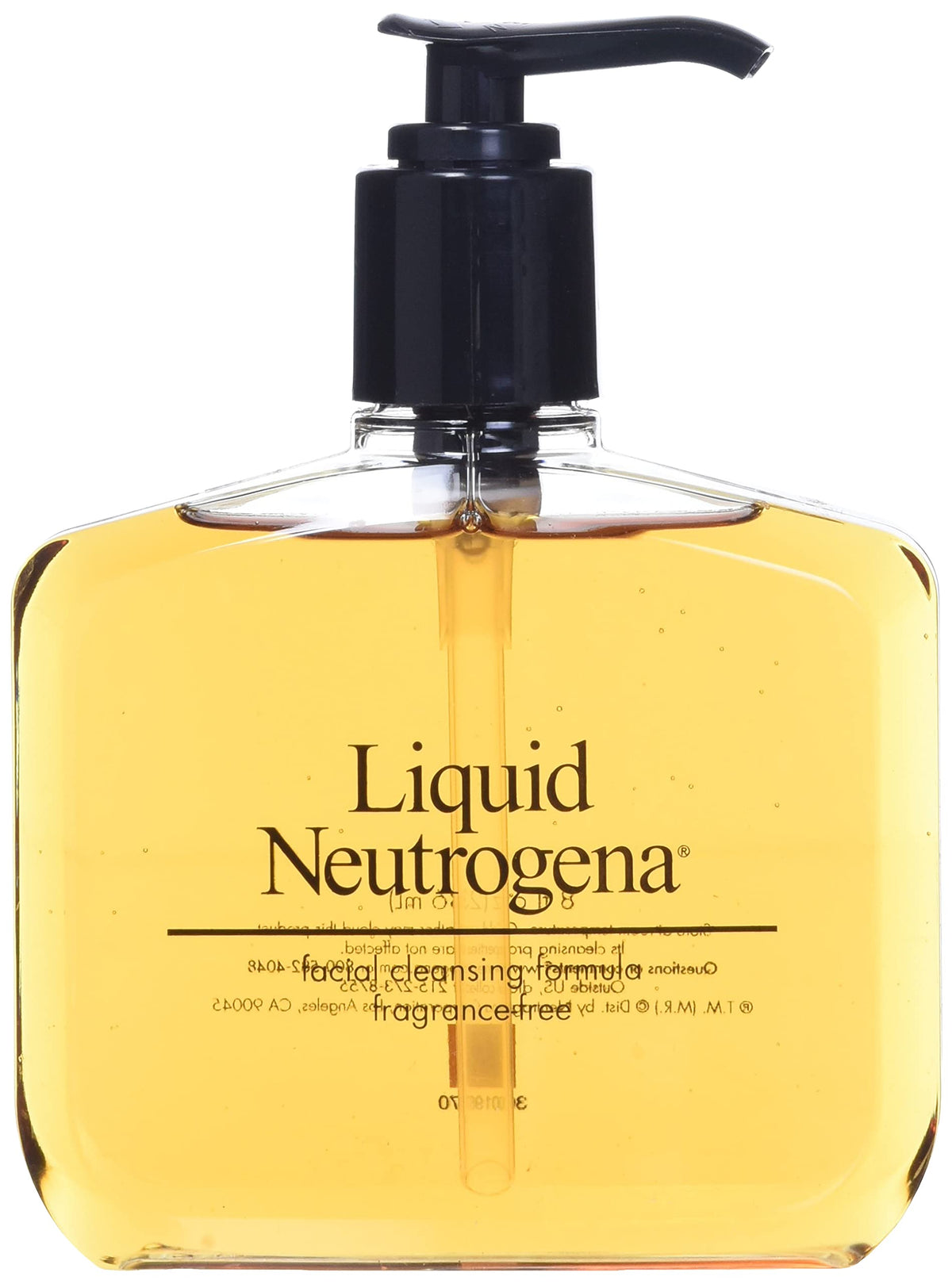 Neutrogena Fragrance-Free Liquid Facial Cleanser 8 oz front view