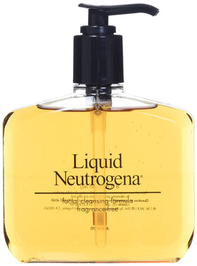 Neutrogena Fragrance-Free Liquid Facial Cleanser 8 oz front view