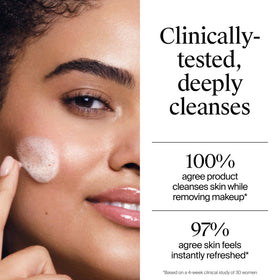 Neutrogena Fresh Foaming Facial Cleanser texture close-up