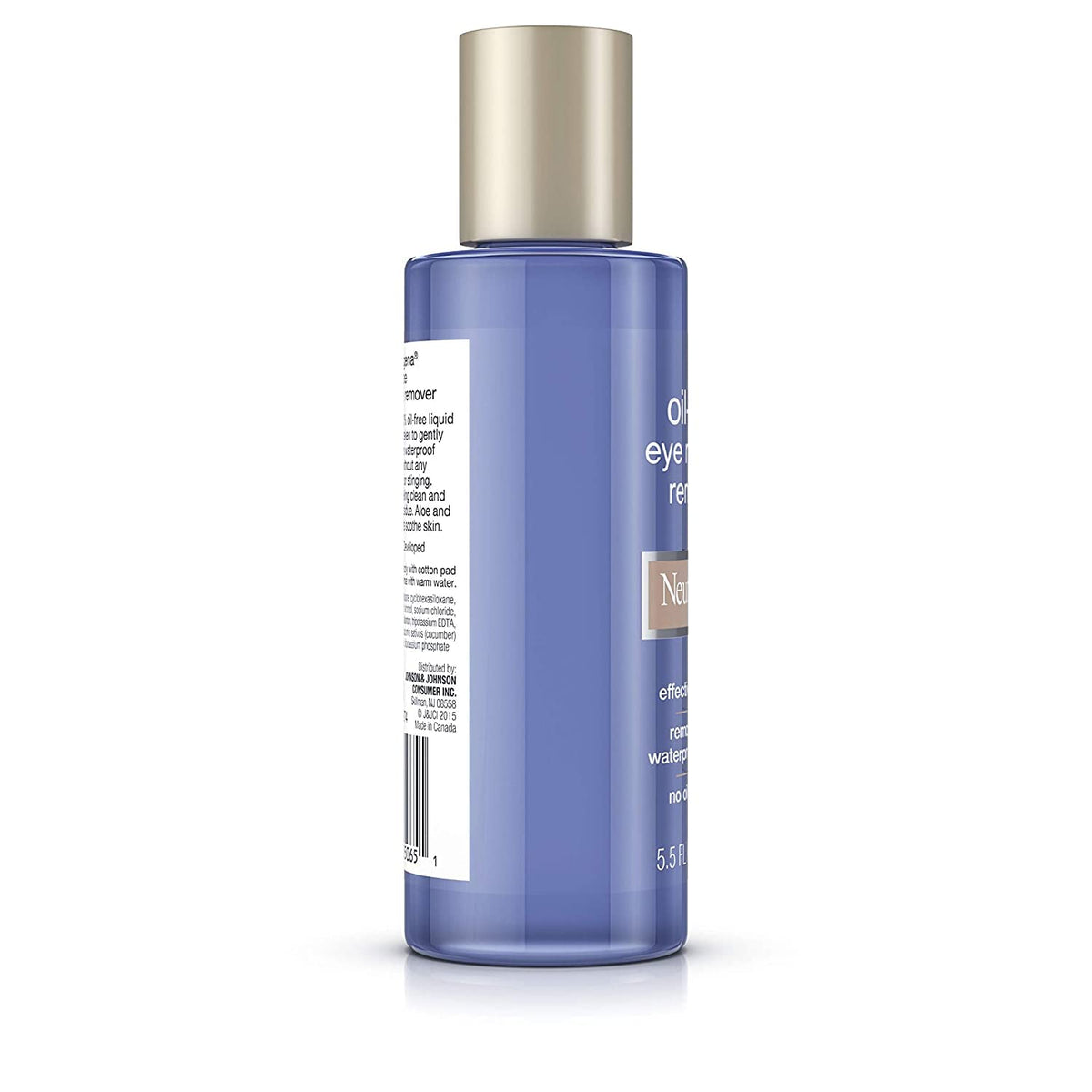 Neutrogena Gentle Oil-Free Eye Makeup Remover on a vanity