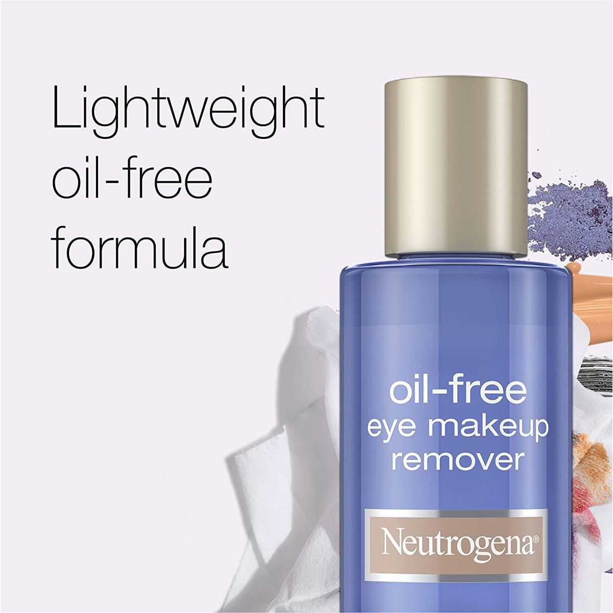 Neutrogena Gentle Oil-Free Eye Makeup Remover with aloe and cucumber ingredients