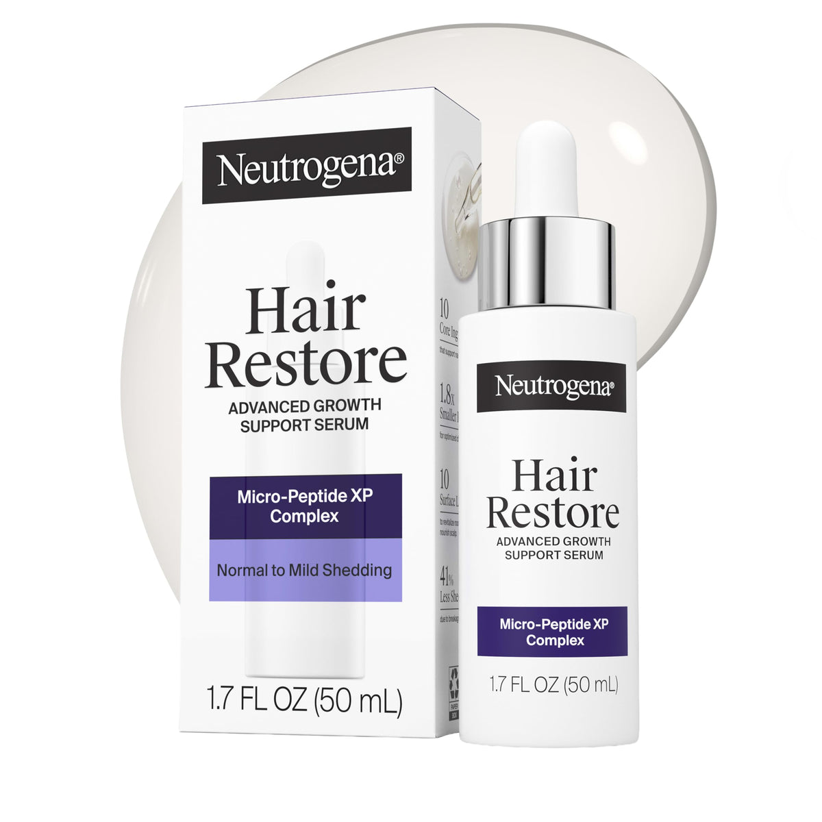 Neutrogena Hair Restore Advanced Growth Support Serum 1.7 fl oz front view