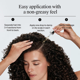 Neutrogena Hair Restore Serum lifestyle scene on bathroom counter
