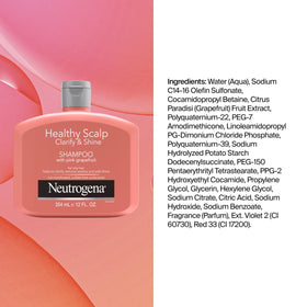 Neutrogena Healthy Scalp Clarify & Shine Shampoo 12 fl oz with fresh ingredients