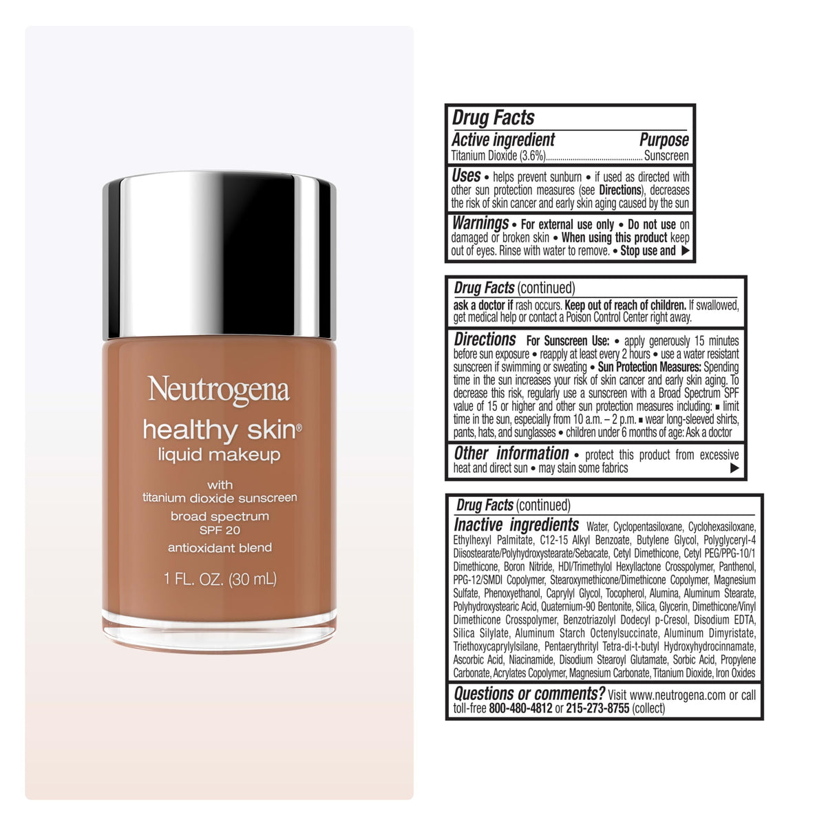 Neutrogena Healthy Skin Liquid Foundation Golden 510N in a lifestyle setting