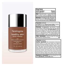 Neutrogena Healthy Skin Liquid Foundation Rich Golden 540N bottle close-up