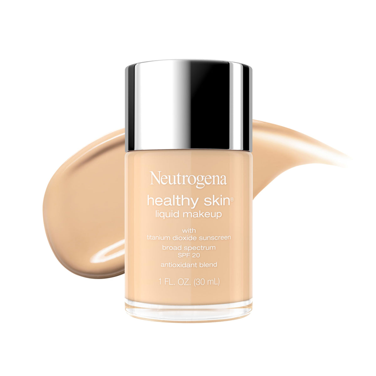 Neutrogena Healthy Skin Liquid Foundation Warm Ivory 150W front view