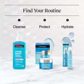 Neutrogena Hydro support City Shield Water Gel Moisturizer SPF 25 with other Hydro support products