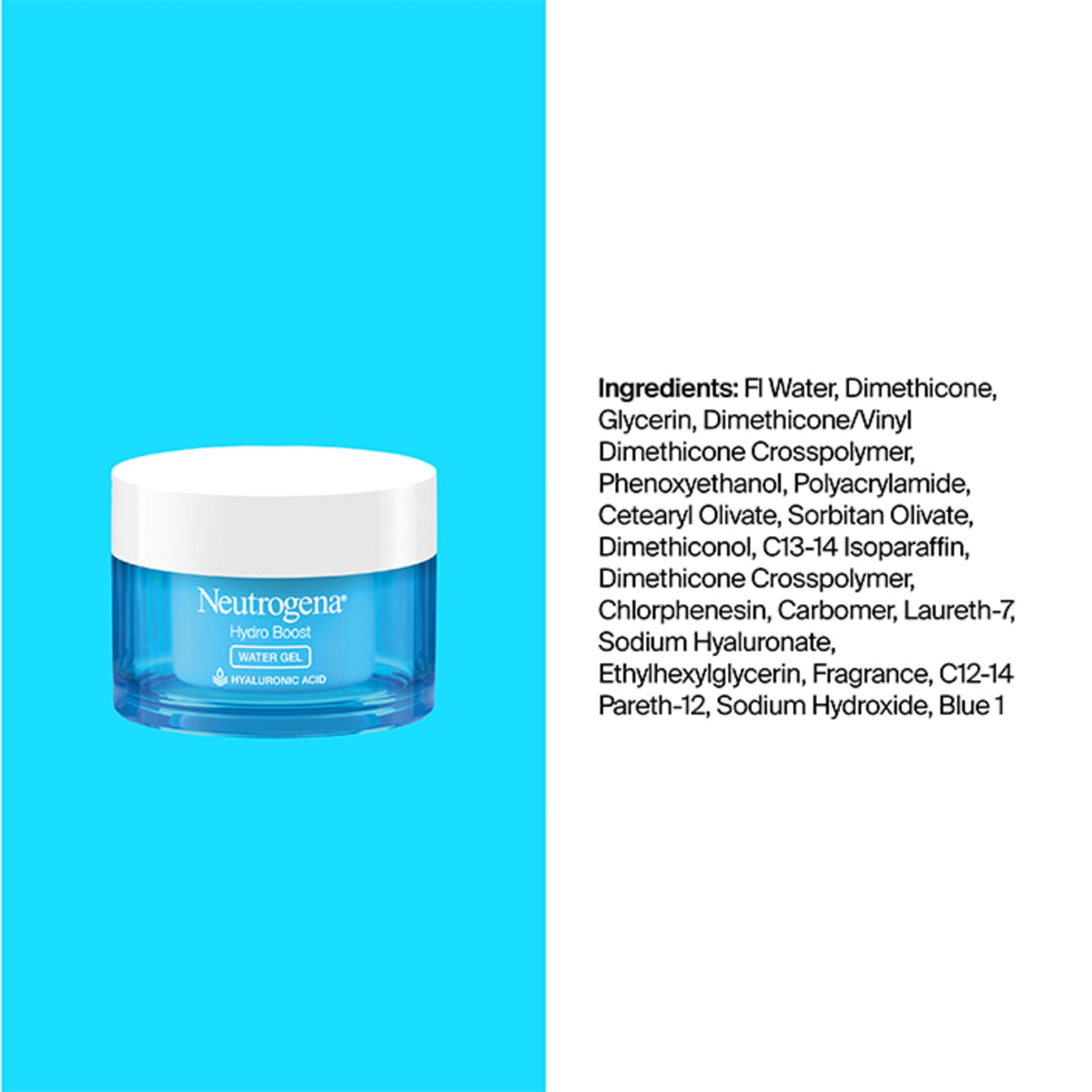 Neutrogena Hydro support duo on a skincare shelf