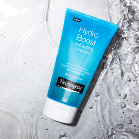 Neutrogena Hydro support Exfoliating Facial Cleanser 5 oz tube side view