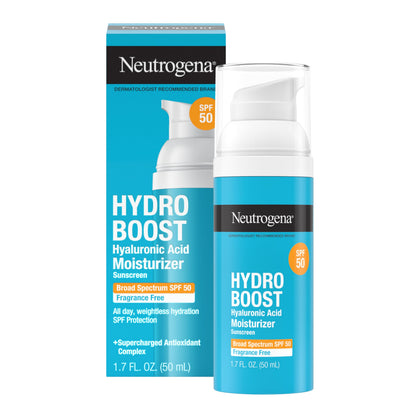 Neutrogena Hydro support Face Moisturizer SPF 50 front view