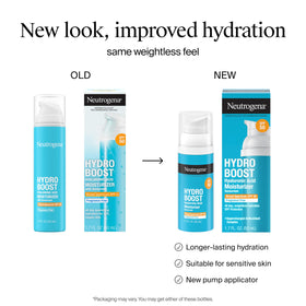 Neutrogena Hydro support Face Moisturizer SPF 50 packaging