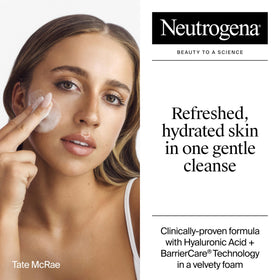Neutrogena Hydro support Face Wash bottle side view