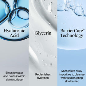 Neutrogena Hydro support Face Wash in a bathroom setting