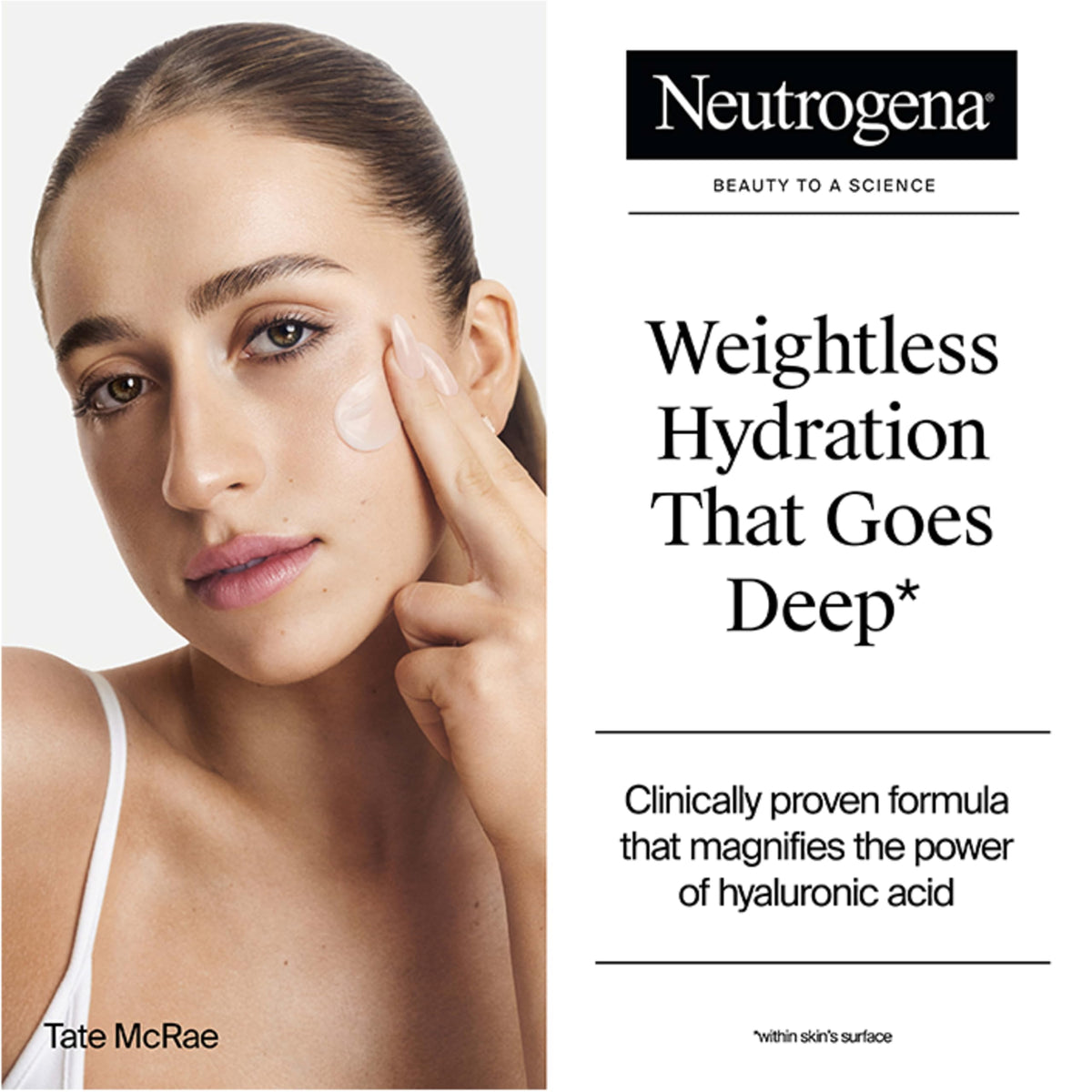 Neutrogena Hydro support Facial Cleanser 0.5 fl oz front view