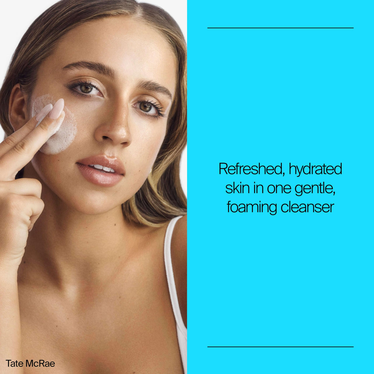 Neutrogena Hydro support Gel Cleanser back view with ingredient list