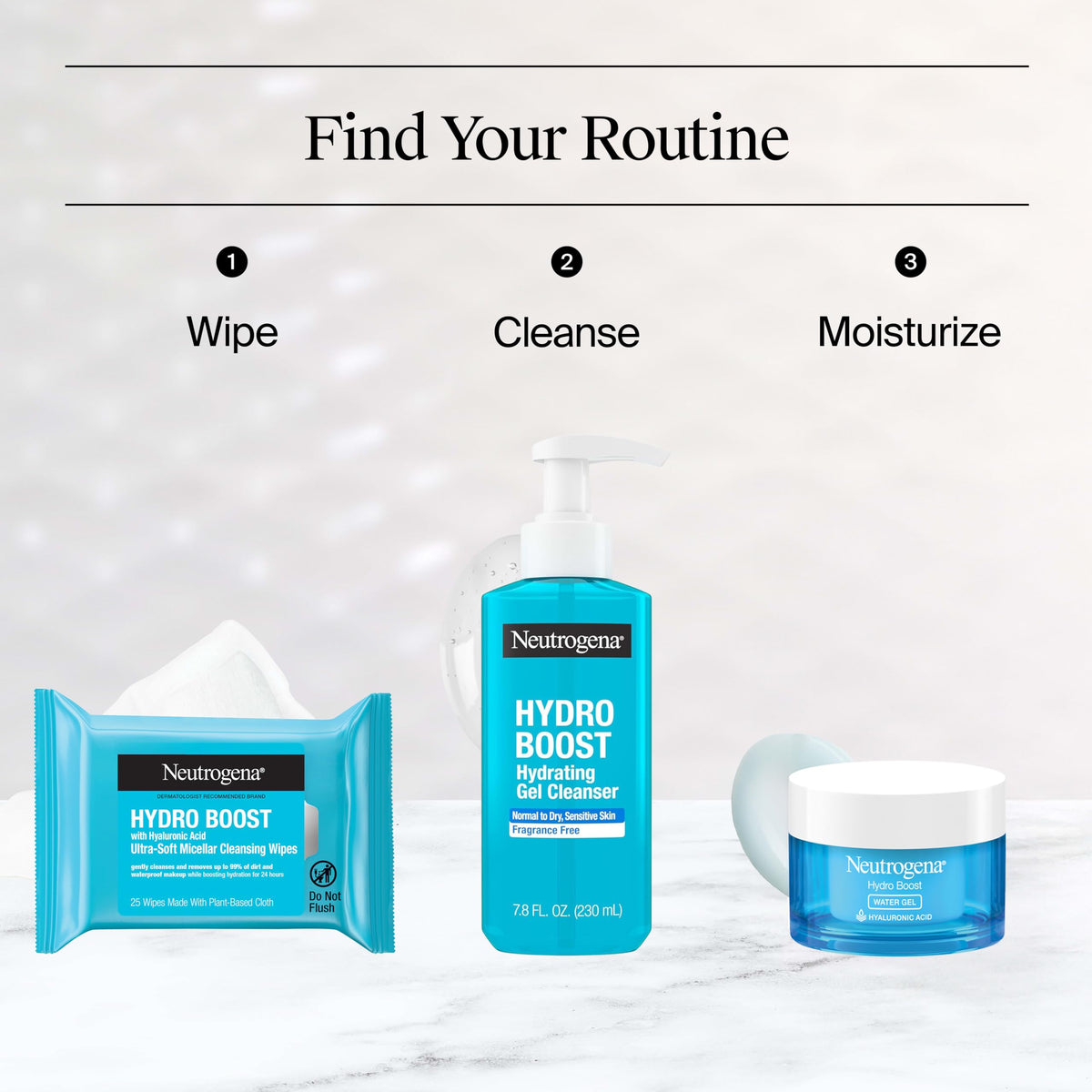Neutrogena Hydro support Gel Cleanser lather on skin