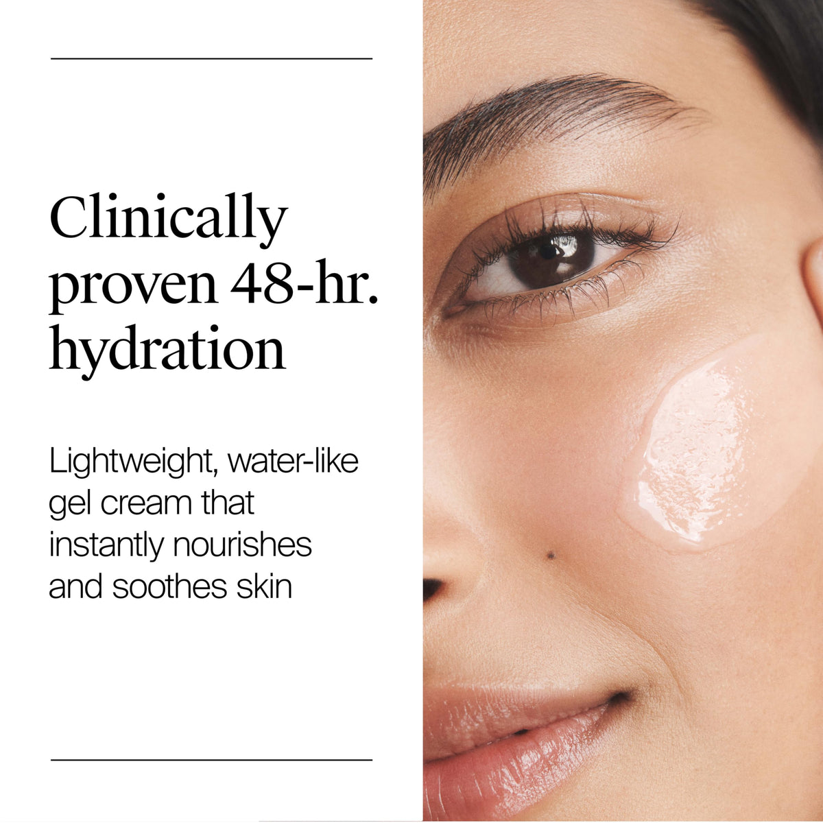 Neutrogena Hydro support Gel Cream packaging side view