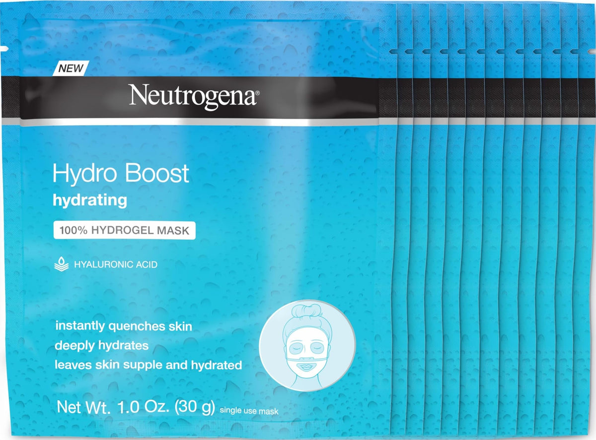 Neutrogena Hydro support Hydrating Face Masks 12 pack front view