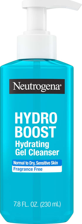 Neutrogena Hydro support Hydrating Gel Cleanser front view 7.8 fl. oz