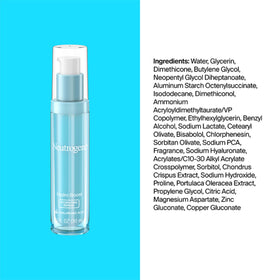 Neutrogena Hydro support Hydrating Serum 30mL opened with dropper