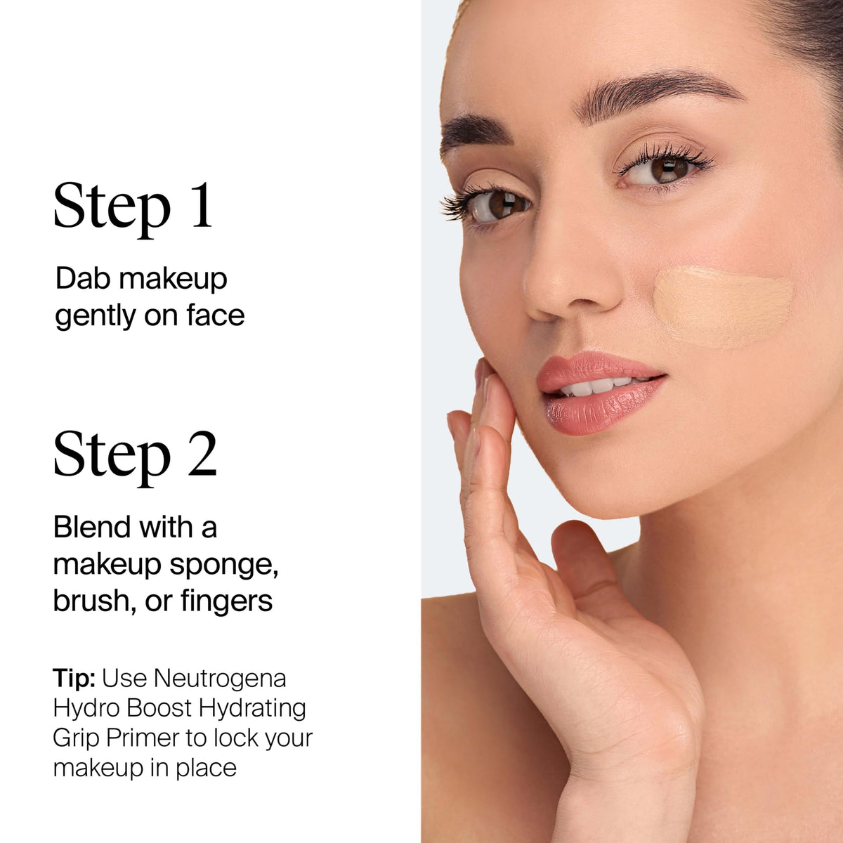 Neutrogena Hydro support Hydrating Tint Foundation Buff 30 packaging
