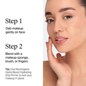 Neutrogena Hydro support Hydrating Tint Foundation Buff 30 packaging
