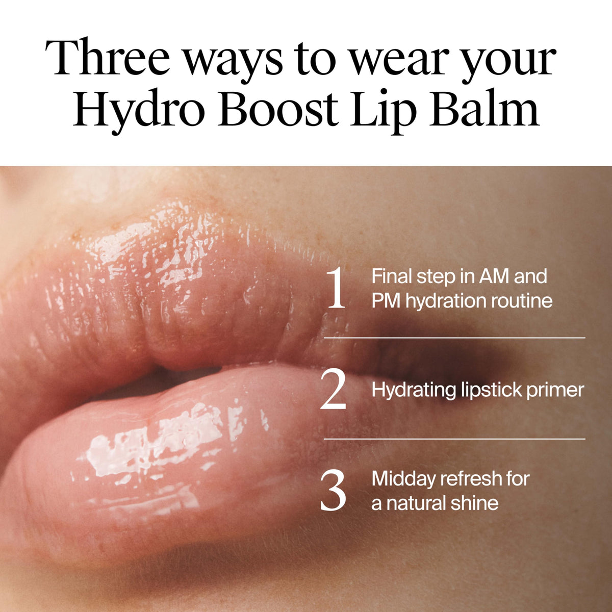 Neutrogena Hydro support Lip Balm next to beauty products