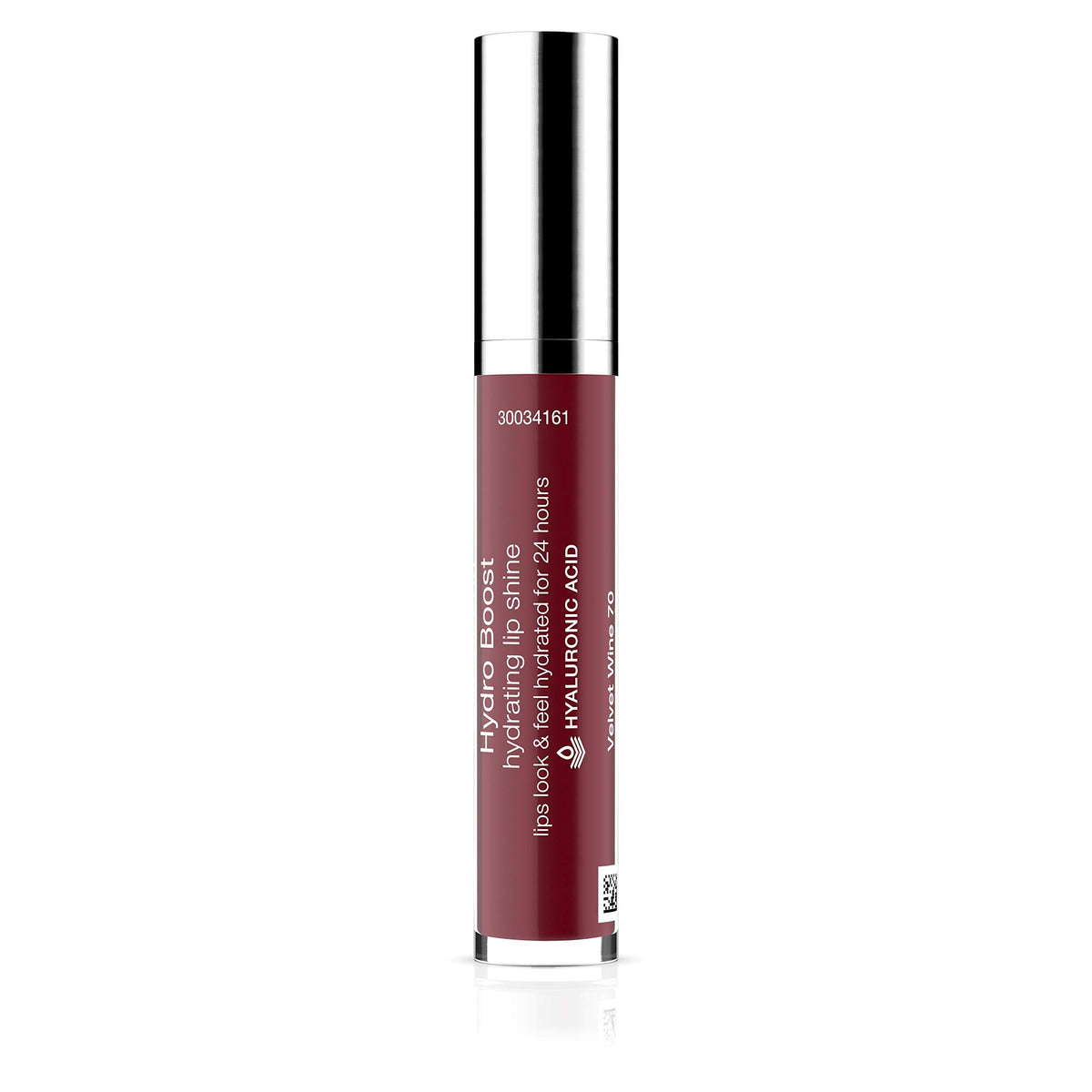 Neutrogena Hydro support Lip Gloss 70 Velvet Wine on lips