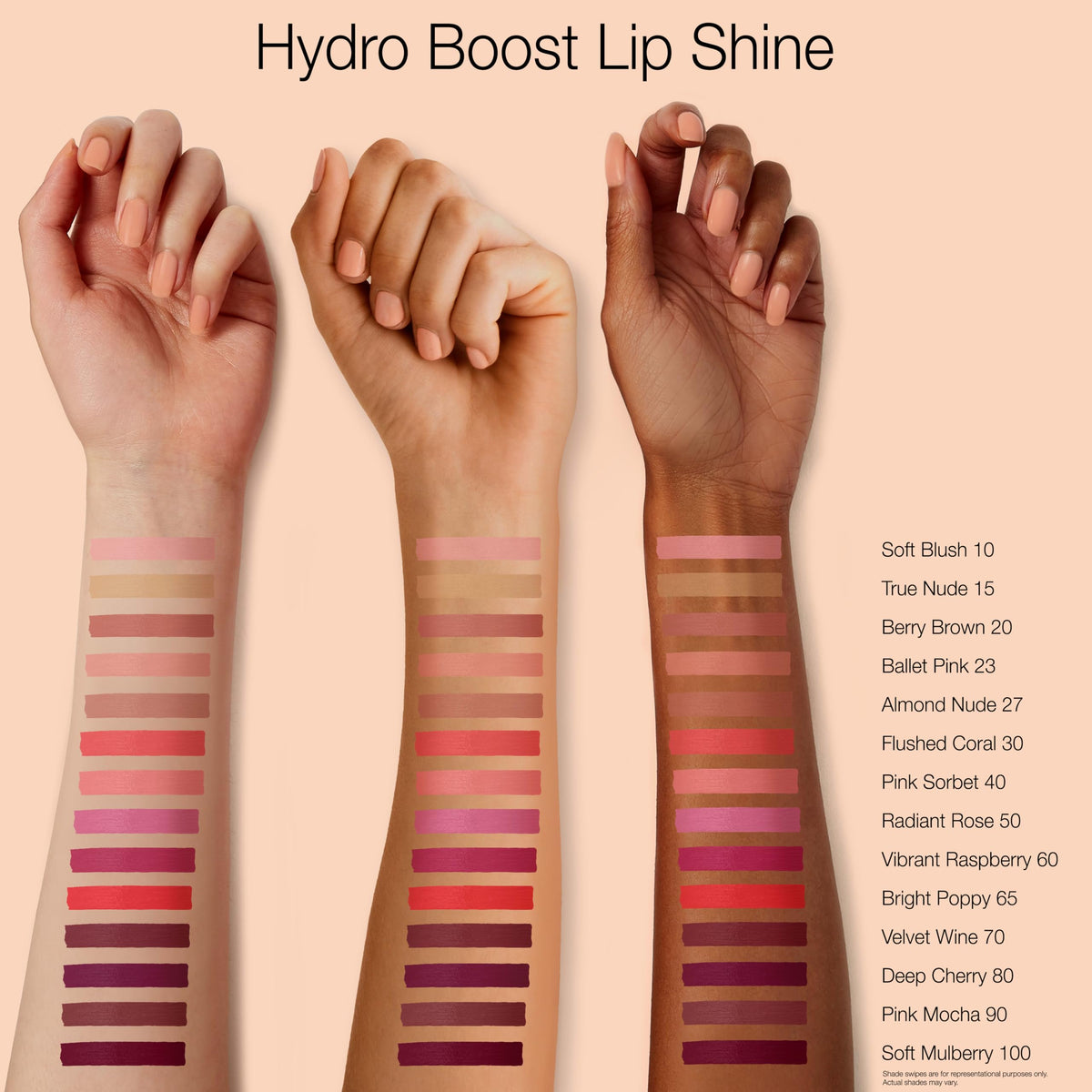 Neutrogena Hydro support Lip Gloss Soft Mulberry applicator wand