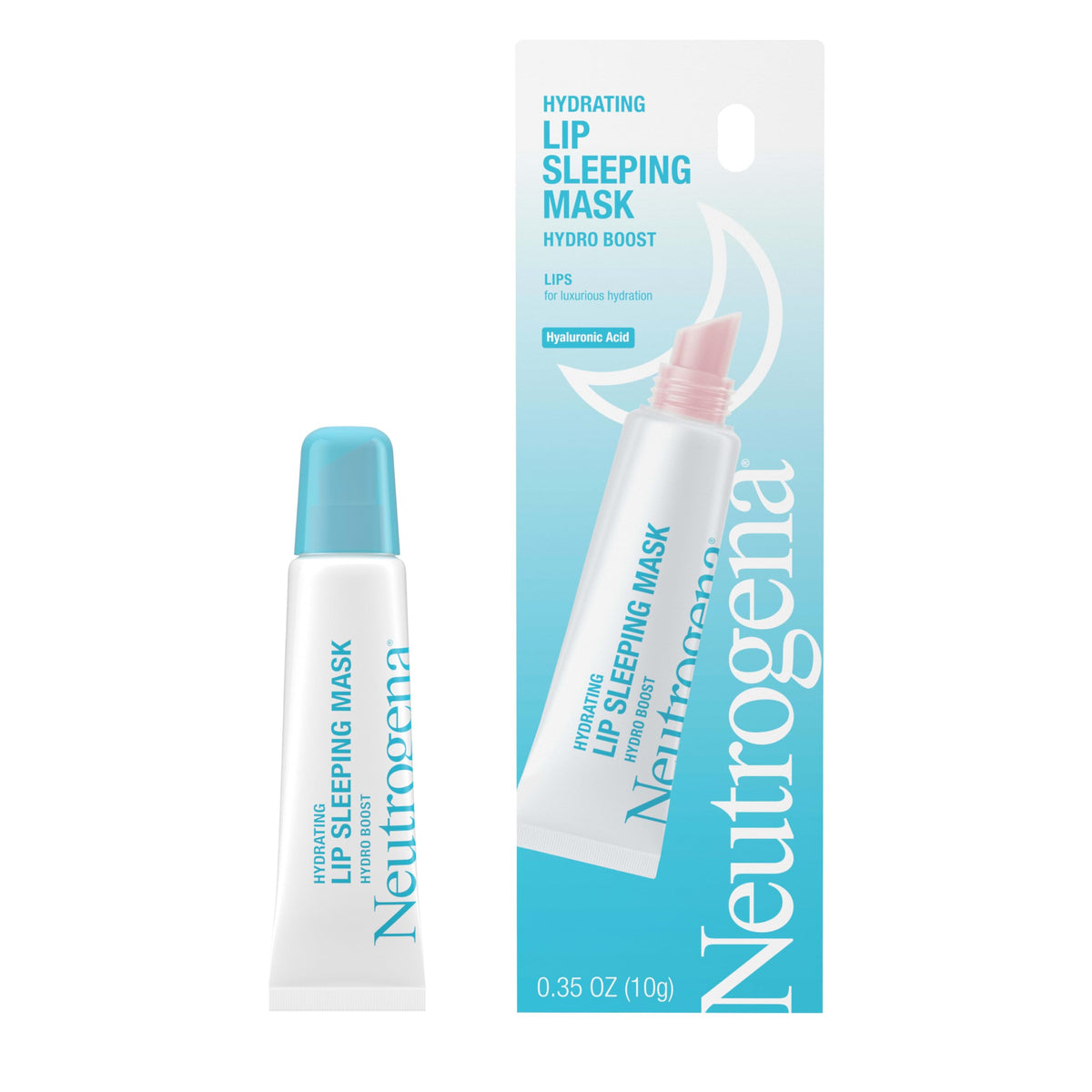Neutrogena Hydro support Lip Sleeping Mask application on lips