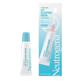 Neutrogena Hydro support Lip Sleeping Mask application on lips