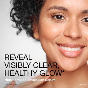Neutrogena Hydro support+ Niacinamide Serum 1 oz bottle side view