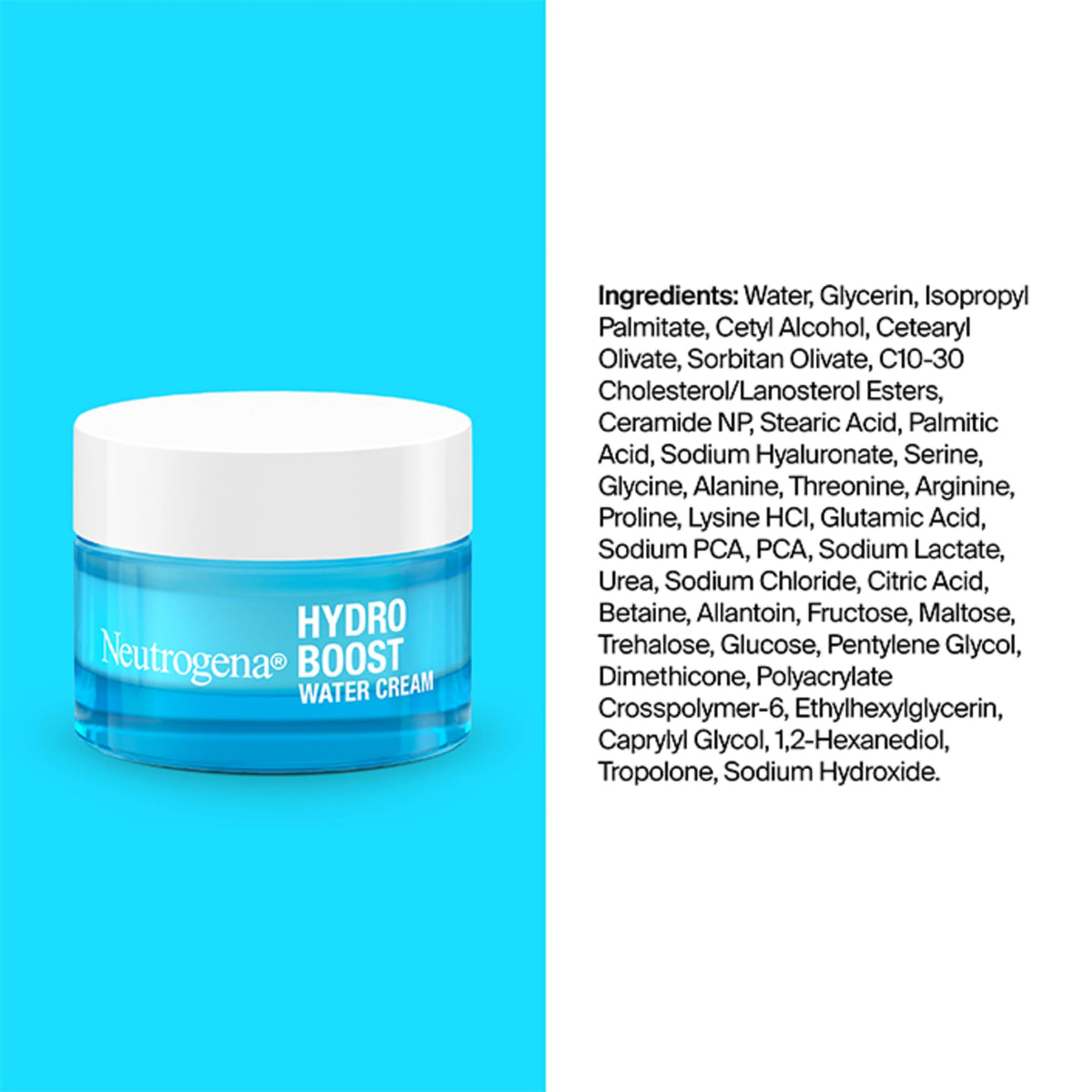 Neutrogena Hydro support products displayed together