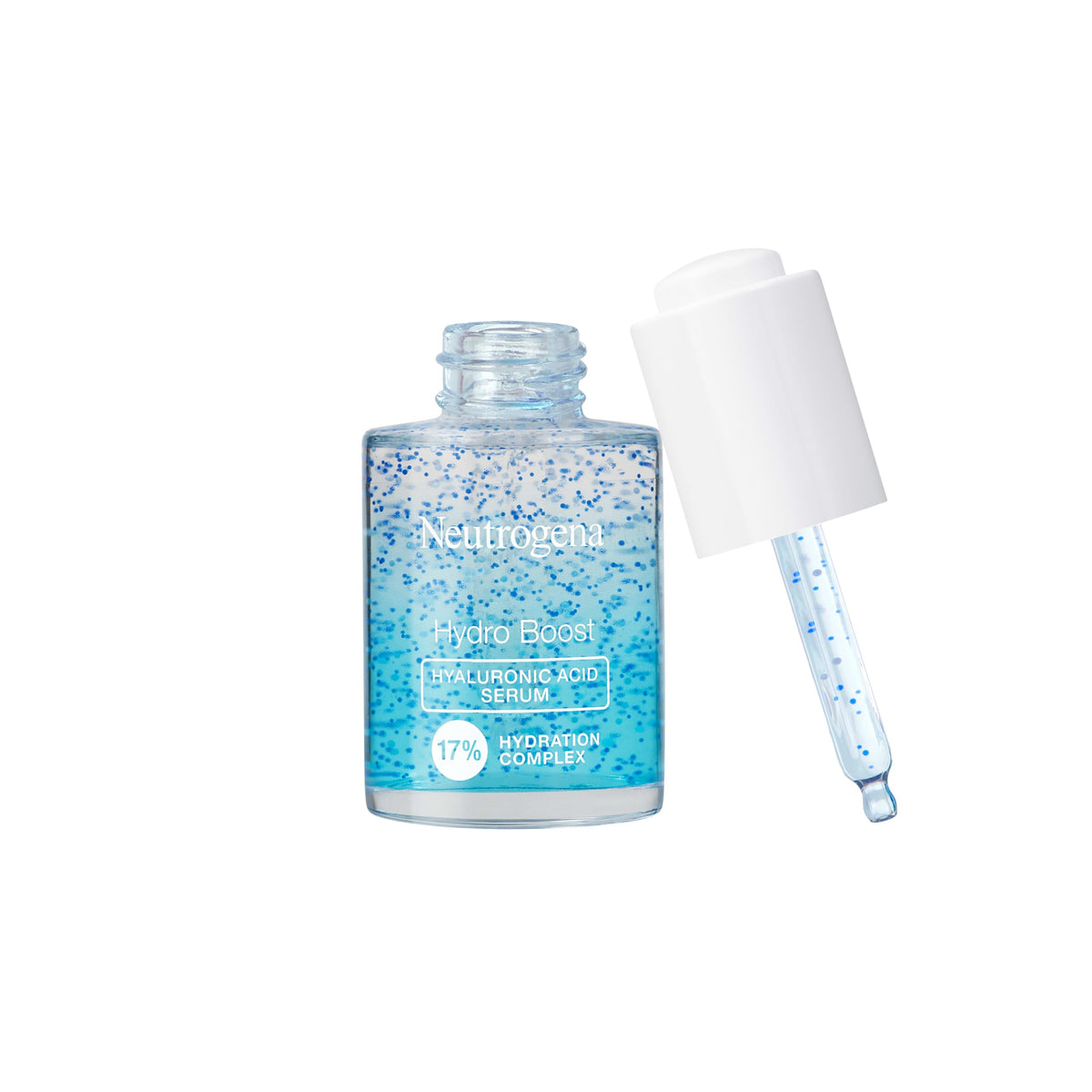 Neutrogena Hydro support serum with drops on a surface