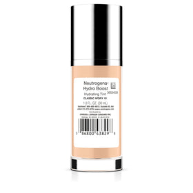 Neutrogena Hydro support Tint Foundation 10 Classic Ivory back view