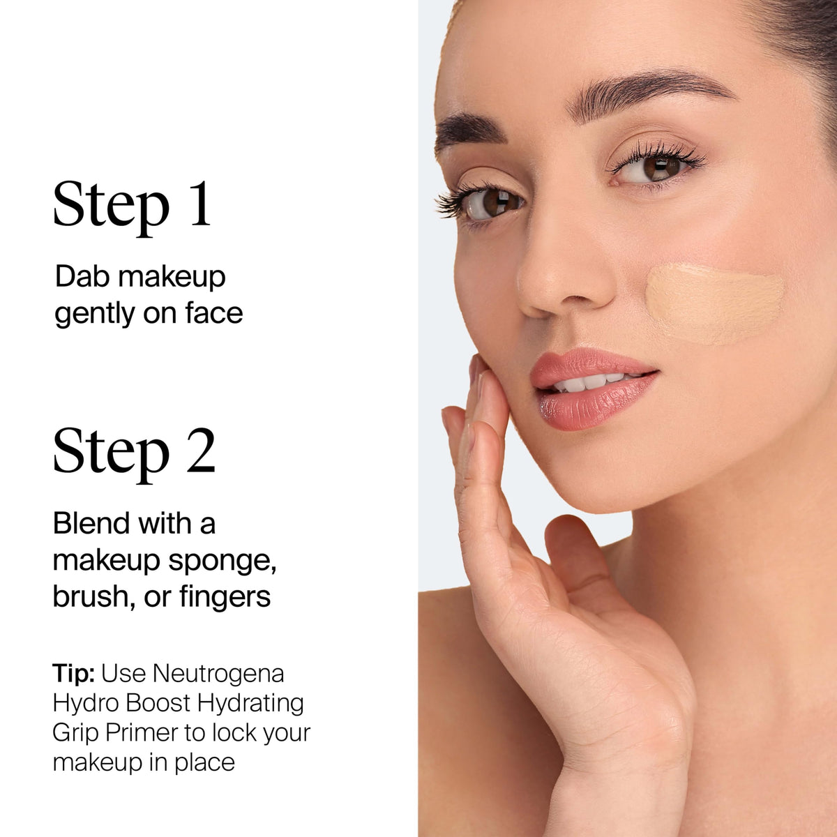 Neutrogena Hydro support Tint Foundation 60 Natural Beige packaging