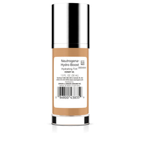 Neutrogena Hydro support Tint Foundation 85 Honey with skincare products