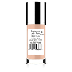 Neutrogena Hydro support Tint Foundation in a bathroom setting