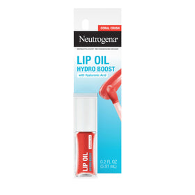 Neutrogena Hydro support Tinted Lip Oil Coral Crush packaging details