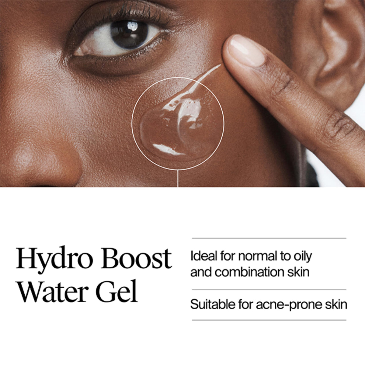 Neutrogena Hydro support Water Gel on a bathroom counter